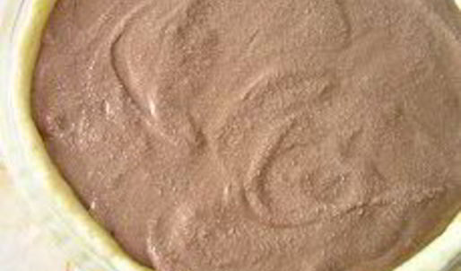 творожно-шоколадный тарт с дыней