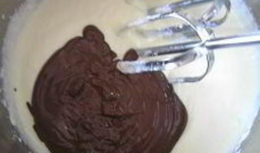 творожно-шоколадный тарт с дыней