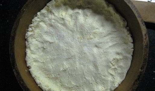 творожный тарт с кабачковой начинкой