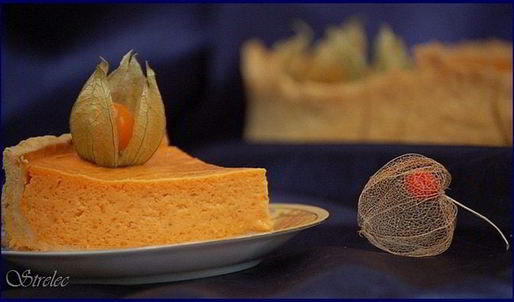 тыквенно-карамельный тарт