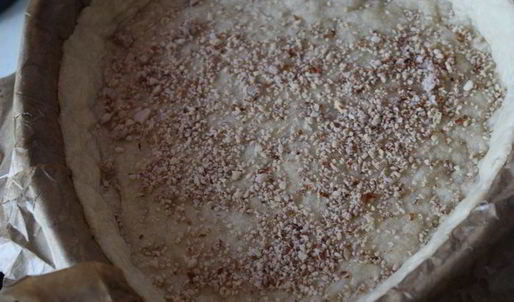 вишневый тарт с миндалем