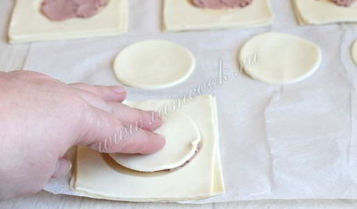 волованы с паштетом