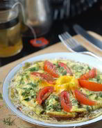 Большой австралийский завтрак с яичницей