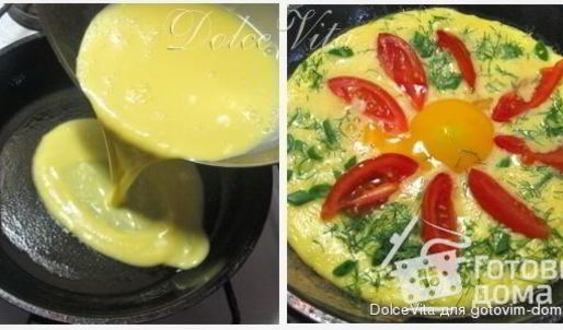 большой австралийский завтрак с яичницей