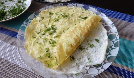 полосатая яичница