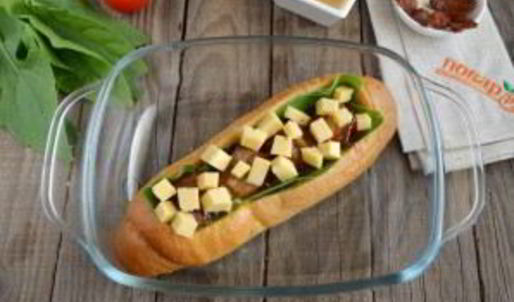 сказочная булка с яичницей внутри