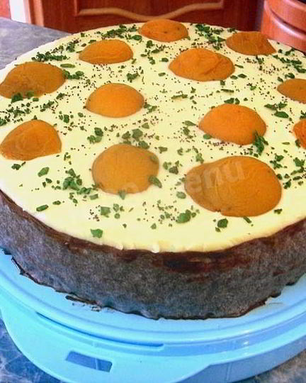 Рецепт торта яичница-глазунья