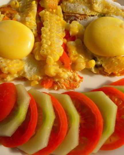 Рецепт веселых яичниц