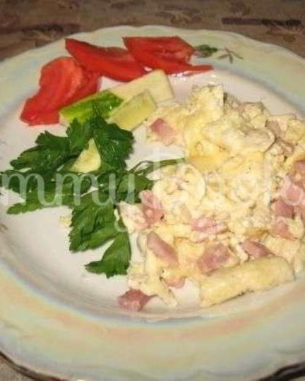 Рецепт яичницы-болтуньи