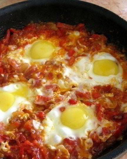 Рецепт яичницы израильской