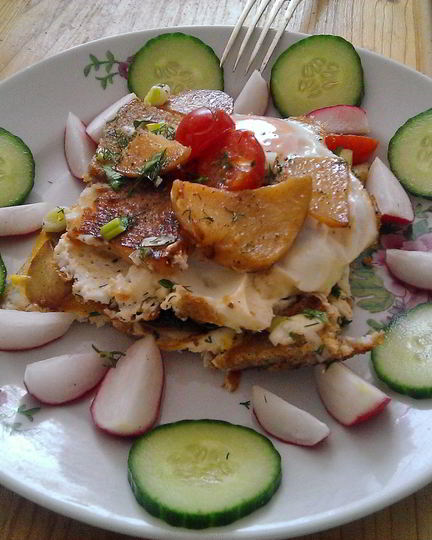 Рецепт яичницы королевской