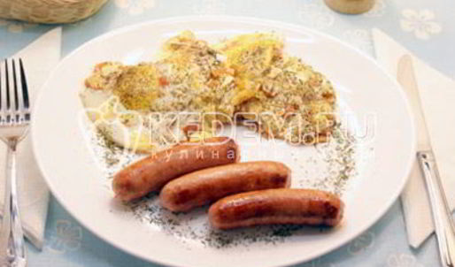 яичница на завтрак