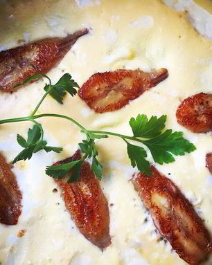 Яичница с бананом