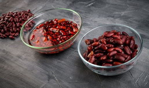 яичница с фасолью