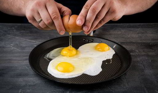 яичница с фасолью