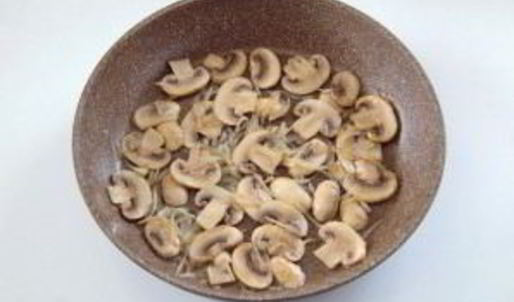 яичница с грибами