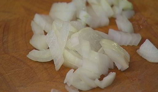 яичница с индейкой, картофелем и травами