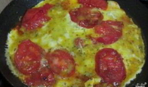 яичница с моцареллой