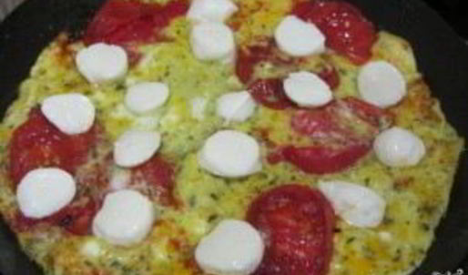 яичница с моцареллой