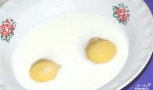 яичница с огурцами