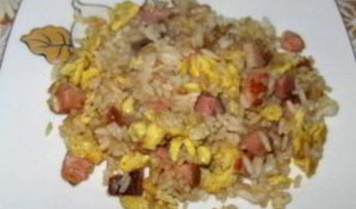 яичница с рисом