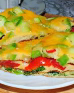 Яичница с зеленью