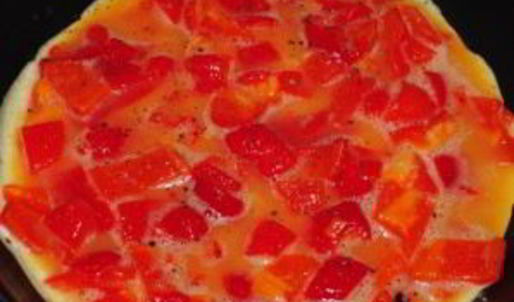 яичница с зеленью