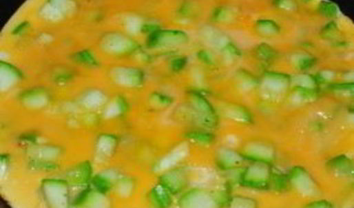 яичница с зеленью