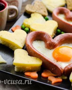 Яичница Сердце