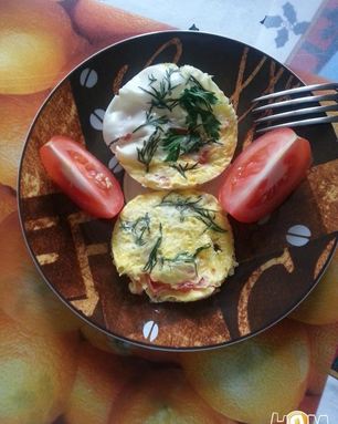 Яичница в микроволновке