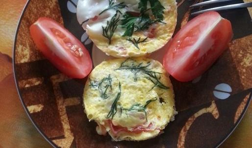 яичница в микроволновке