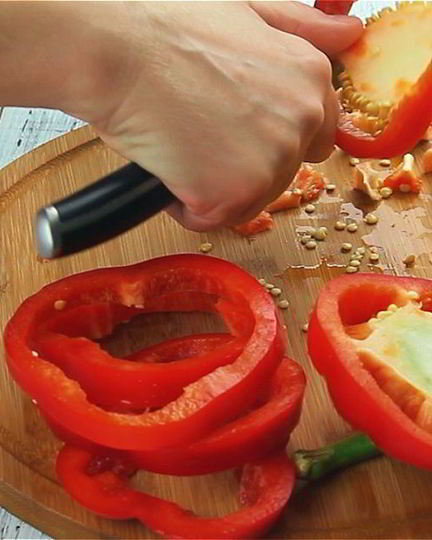 Рецепт яичницы в перце