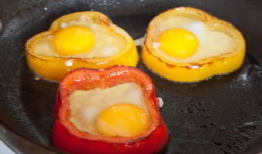яичница в сладком перце