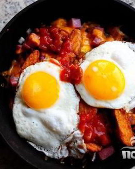 Рецепт яичницы восход солнца