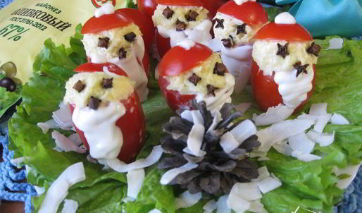 закуска дед морозик