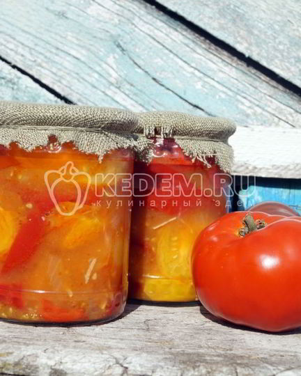 Рецепт закуски из болгарского перца на зиму