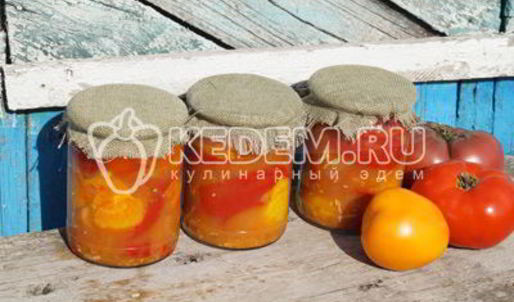 закуска из болгарского перца на зиму