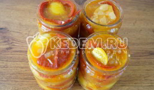 закуска из болгарского перца на зиму