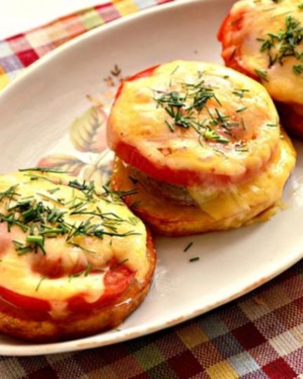 Рецепт закуски из картофеля с мясным фаршем