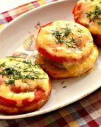 Закуска из картофеля с мясным фаршем