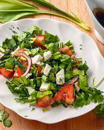 Закуска с черемшой