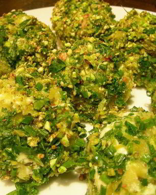 Закусочные трюфели из козьего сыра