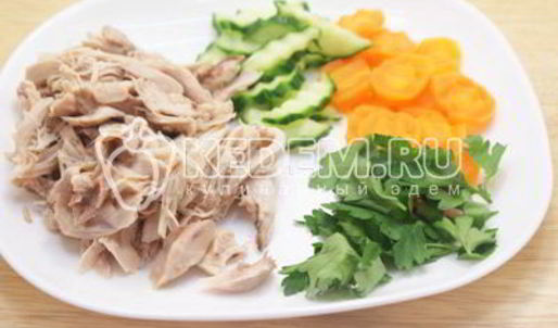 заливное из курицы новогоднее