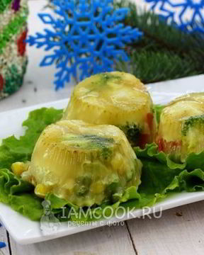 Заливное из овощей