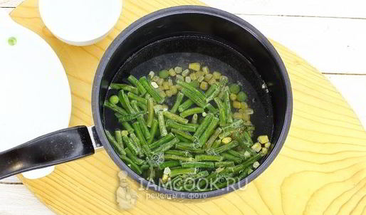 заливное из овощей