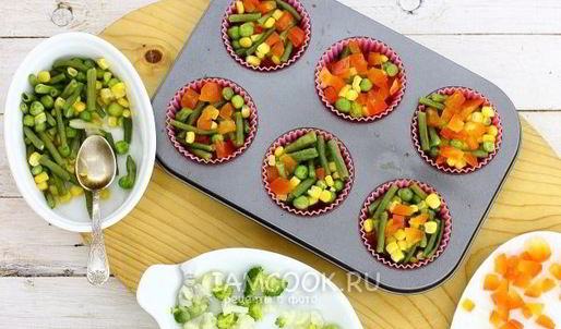 заливное из овощей