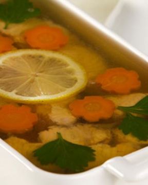 Заливное из семги