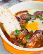 Запеченные яйца по-тоскански