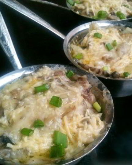 Рецепт грибного жульена со сметаной