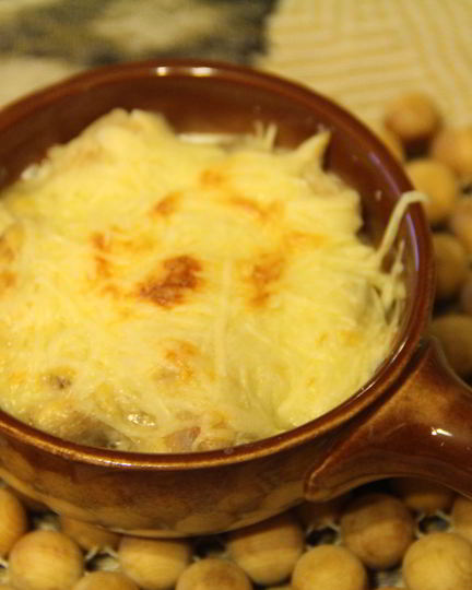 Рецепт русского жульена с грибами на сливках